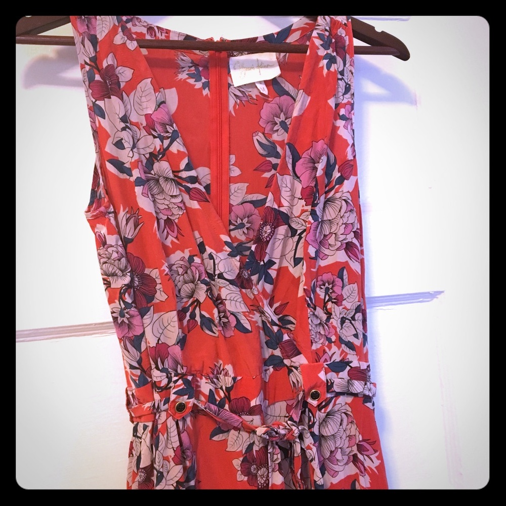 Floral jumpsuit, Yumi Kim, belted with pockets